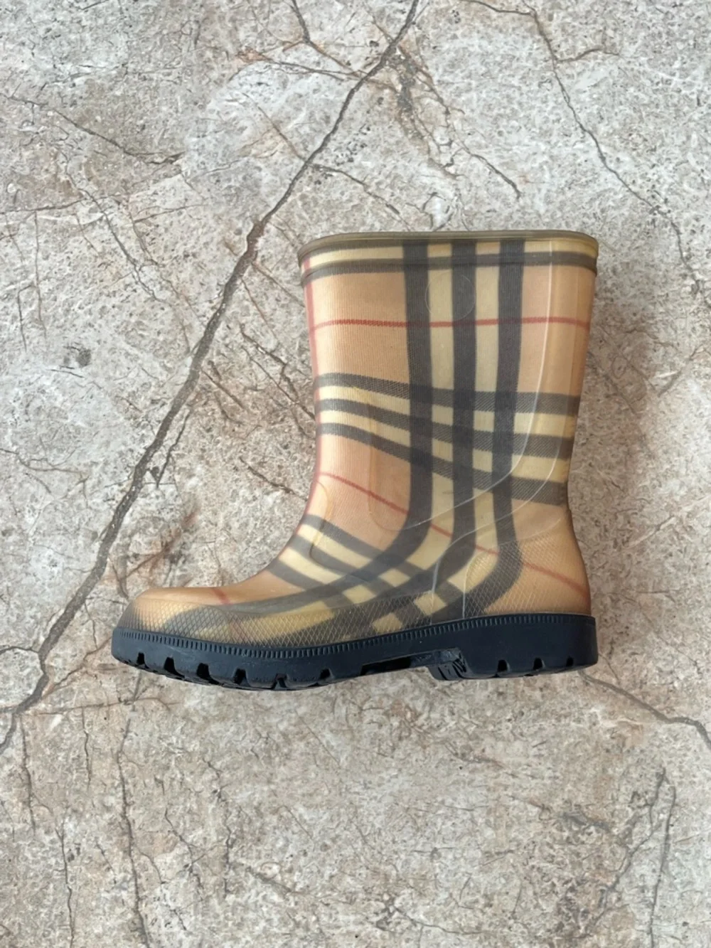 Burberry Classic Nova Check Rubber Rain Boots
